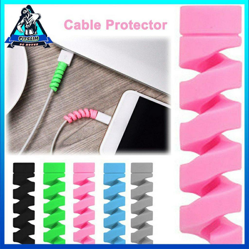 Dây quấn bảo vệ dây cáp sạc điện thoại dạng xoắn ốc thích hợp cho Iphone