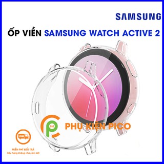 Ốp đồng hồ Samsung Watch Active 2 Size 40/44mm Silicon dẻo trong suốt