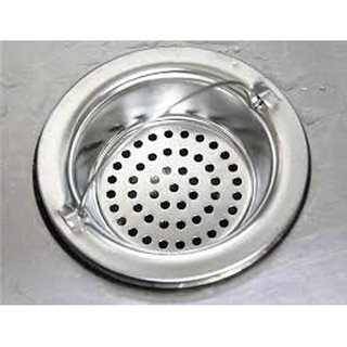 1 Dụng cụ lọc rác bồn rửa chén - Giỏ lọc rác bằng inox (đường kính ngoài 11cm,trong 7,8cm, cao 2,8cm)