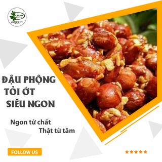 500G Đậu Phộng Tỏi Ớt Lạc Rang Ngon Bá Cháy