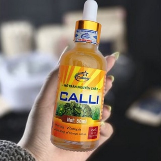 Mỡ trăn triệt lông nguyên chất an lành Calli Honey, mỡ trăn tươi tẩy lông vĩnh viễn 50ml - MTC