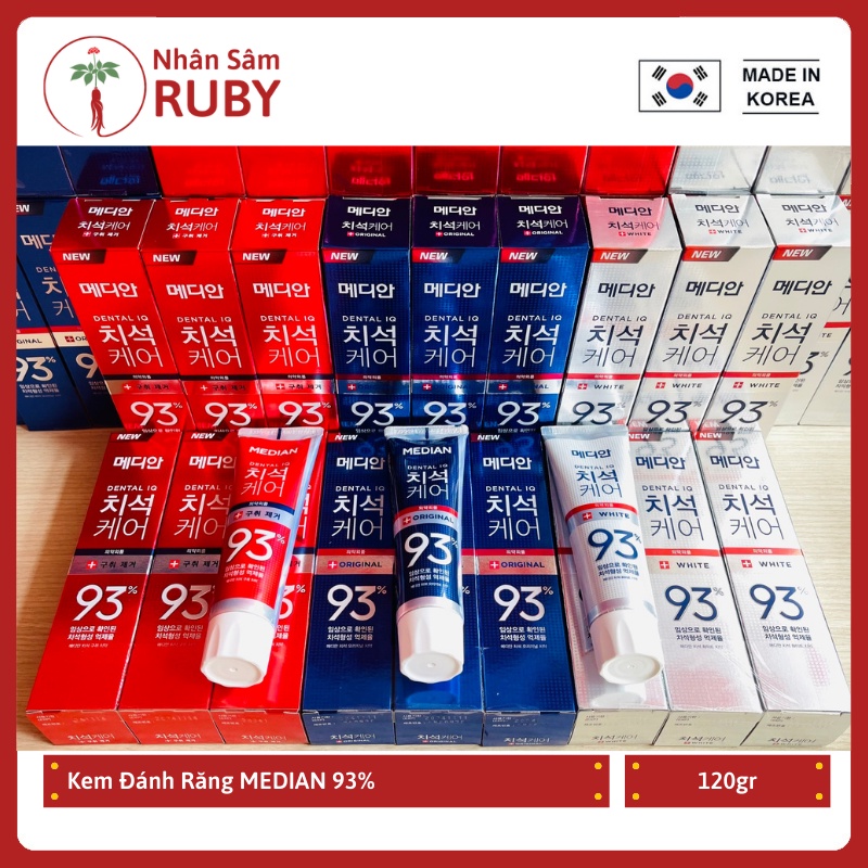 KEM ĐÁNH RĂNG MEDIAN 93% HÀN QUỐC 120g