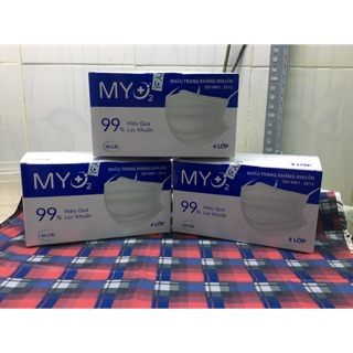 MyO2 Kh.ẩu Tr.ang4 lớp màu trắng