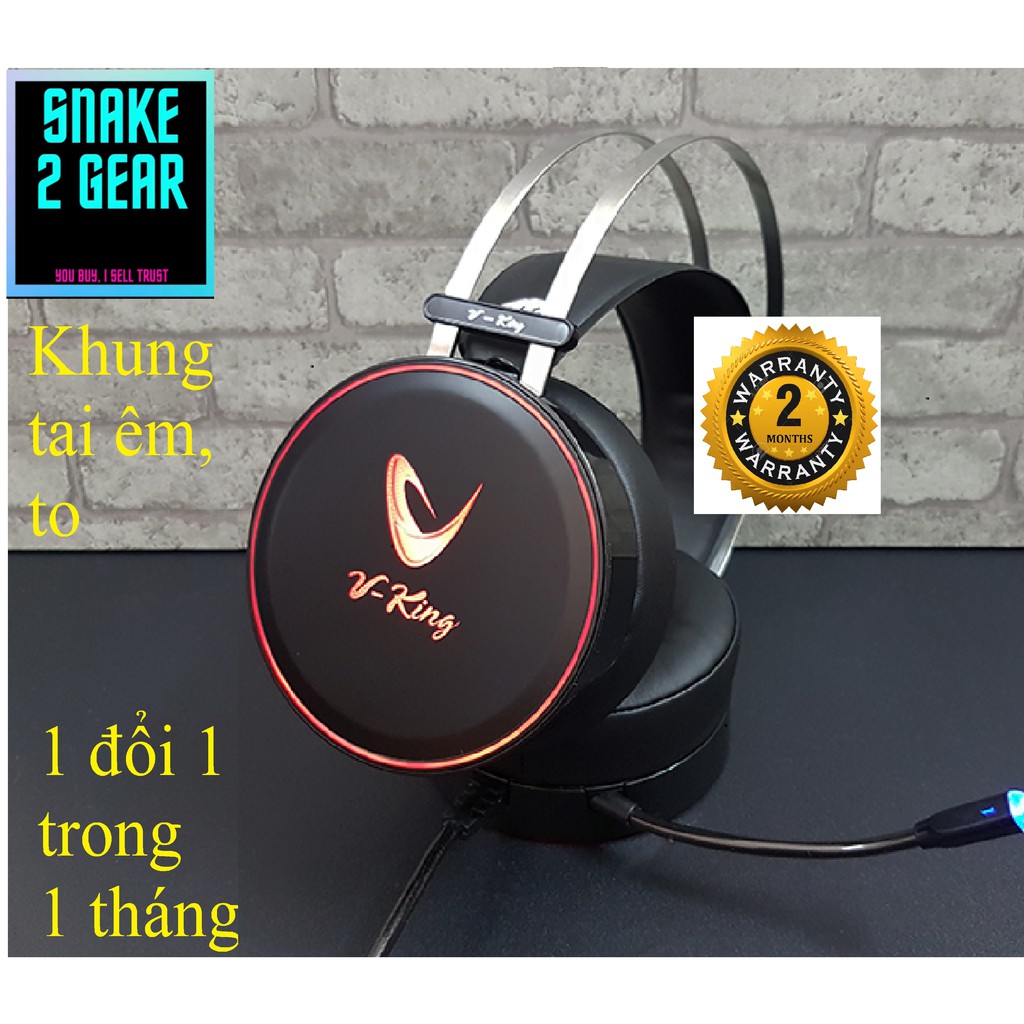 Tai nghe Dareu EH722s RGB,Tai nghe VKing VK933 like new- 2nd- SNK | BigBuy360 - bigbuy360.vn