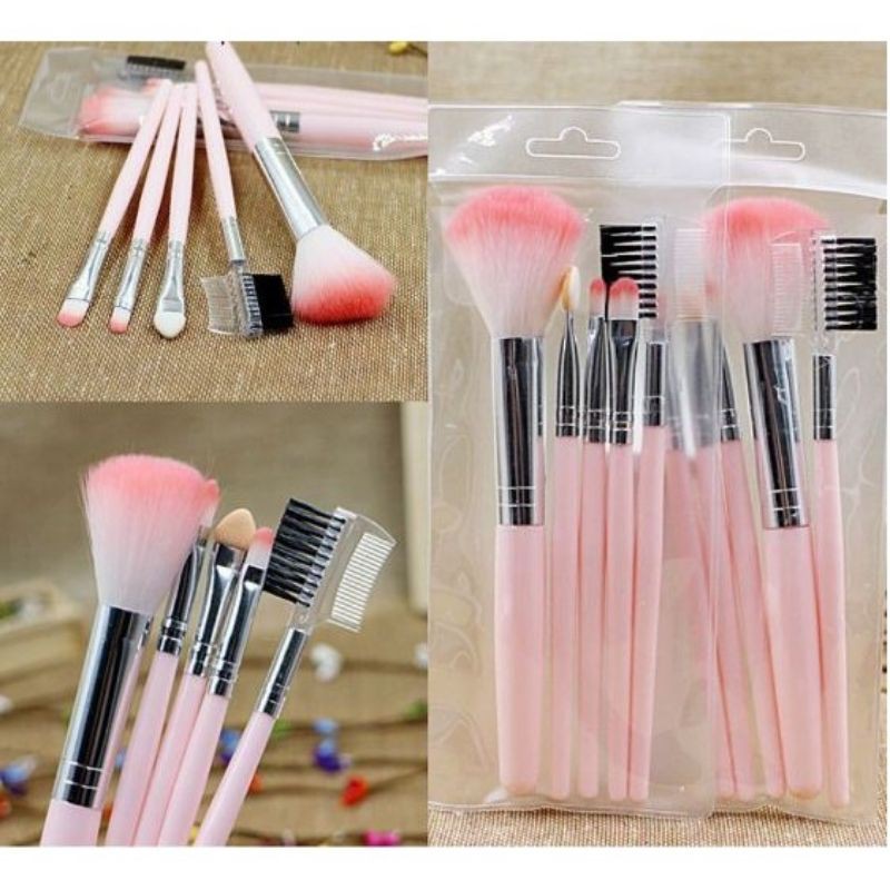 Bộ cọ trang điểm mini 5 cây cực xinh