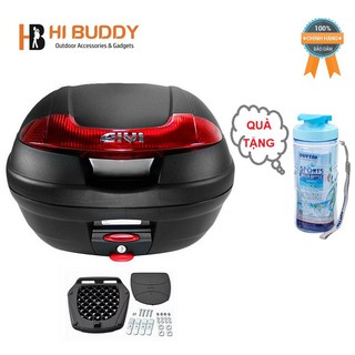 Thùng GIVI E340N 34 Lít Kèm Đế Lắp Thùng Và Tặng 1 Bình Nước Matsu Duy Tân 500ml