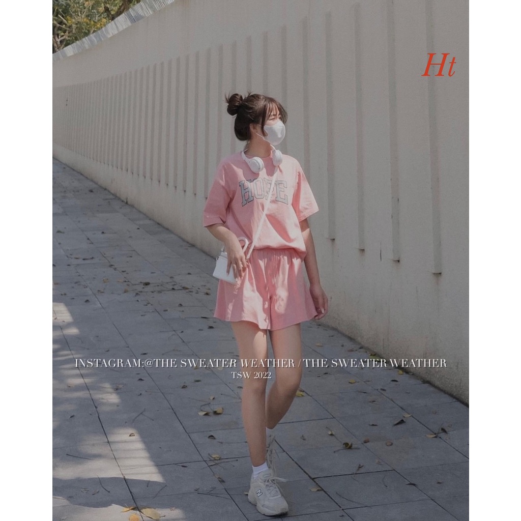 Sét Bộ đùi Chữ HOPE chất liệu cotton