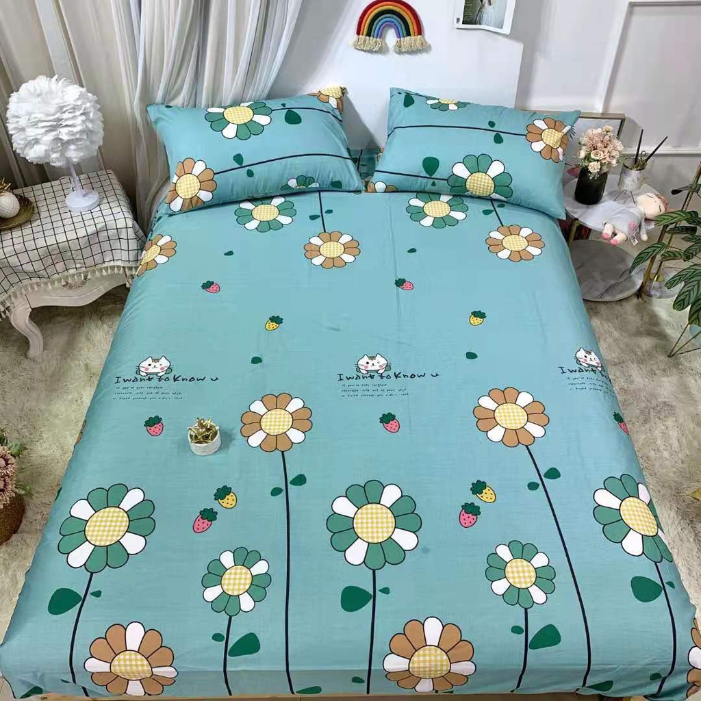 Bộ ga gối cotton 100% lidaco