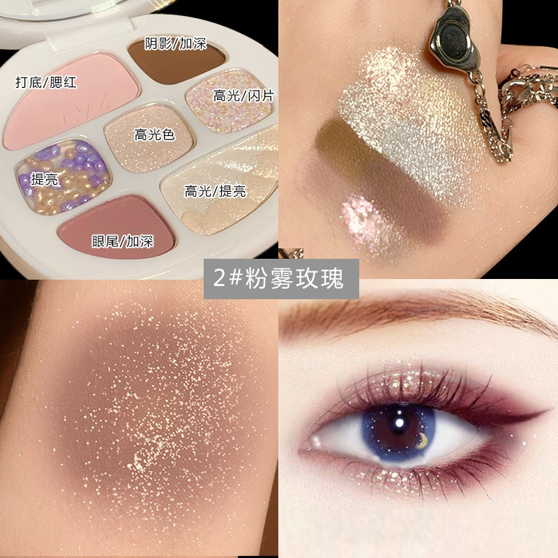 (Hàng Mới Về) Bảng Phấn Mắt Cvz chống nước tẩy da chết Giảm mụn phấn mắt tutu mĩ phẩm nội địa trung | BigBuy360 - bigbuy360.vn