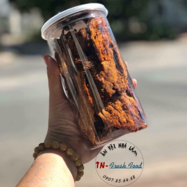 Khô bò giòn vụn Hồng Ngự_hộp 250gr