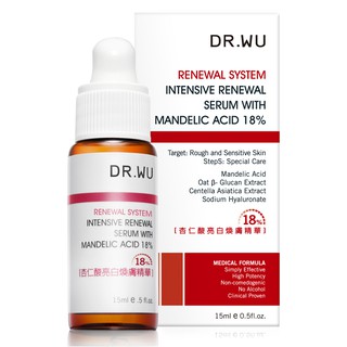Serum phục hồi da dòng Mandelic Acid 18% Dr Wu 15ml