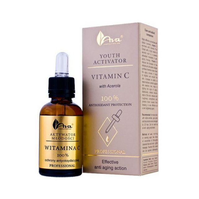 Serum Vitamin c ava youth activator làm sáng chống lão hoá da 30ml