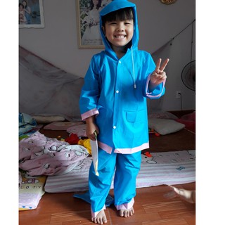 Bộ áo mưa bé trai gái