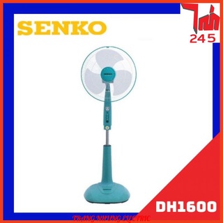 ⚡Giao Hỏa Tốc⚡ Quạt đứng có hẹn giờ SENKO DH1600 màu ngẫu nhiên Hàng chính Hãng- Bảo Hành 12 Tháng