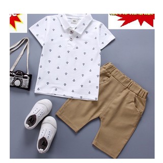 [ Xả Hàng] Set Áo Quần Cotton Mặc Siêu mát Cho Bé Trai