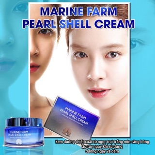 Chính hãng kem ngọc trai marine farm pearl shell cream
