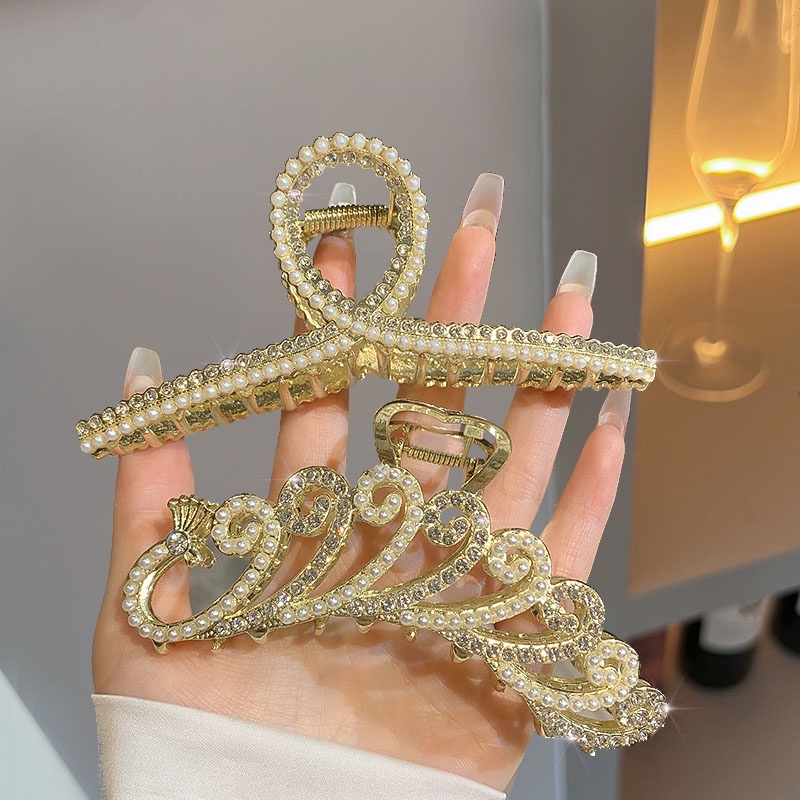 Kẹp Tóc Kim Loại Hình Cá Mập Phong Cách Hàn Quốc Cho Nữ