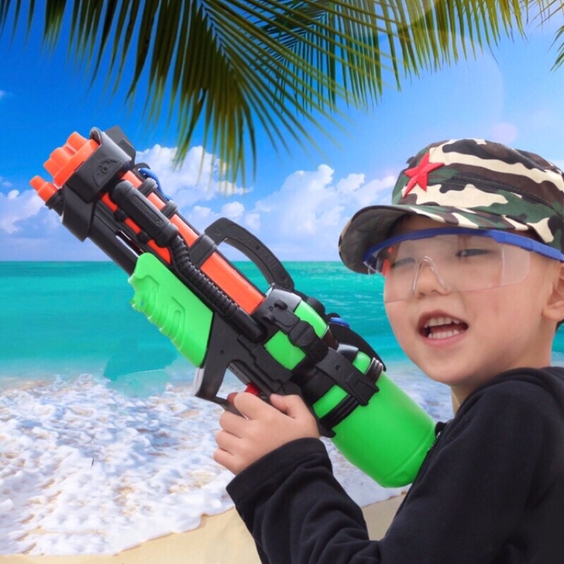 Súng nước đồ chơi bắn nước tăng áp lực cỡ lớn cho bé