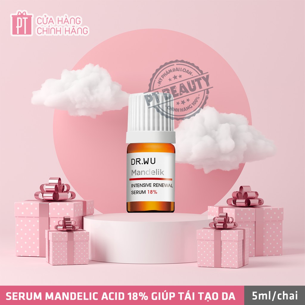 [Dr.Wu] Serum tái tạo da Mandelic Acid 18% 5ml