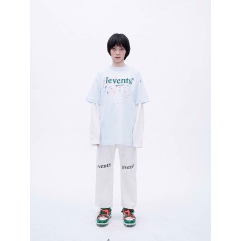 [Mã SKAMPUSHA8 giảm 8% đơn 300K] Áo thun LEVENTS Floral/ Baby blue | BigBuy360 - bigbuy360.vn