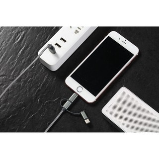 Dây sạc nhanh 3 đầu iphone, android, type c