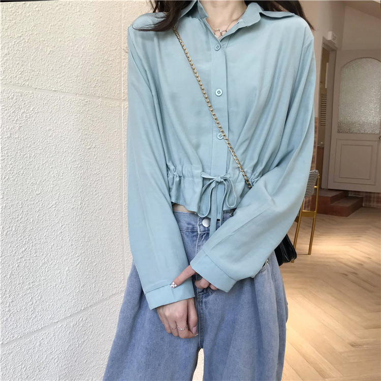 Áo kiểu nữ đẹp tay phồng 2021, Áo bánh bèo tiểu thư màu trắn đen có cổ POLO hàn quốc | BigBuy360 - bigbuy360.vn