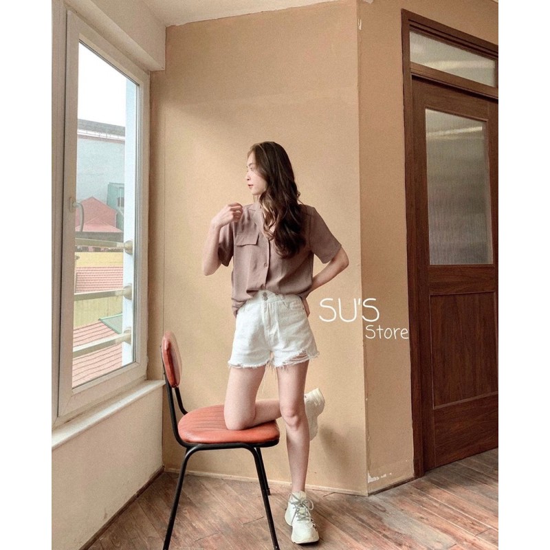 Áo sơ mi cổ vest