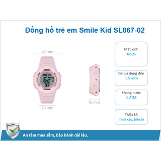 Đồng hồ trẻ em Smile Kid SL067-02 -BH chính hãng, bền bỉ với những va chạm thường ngày, mẫu mã thời thumbnail