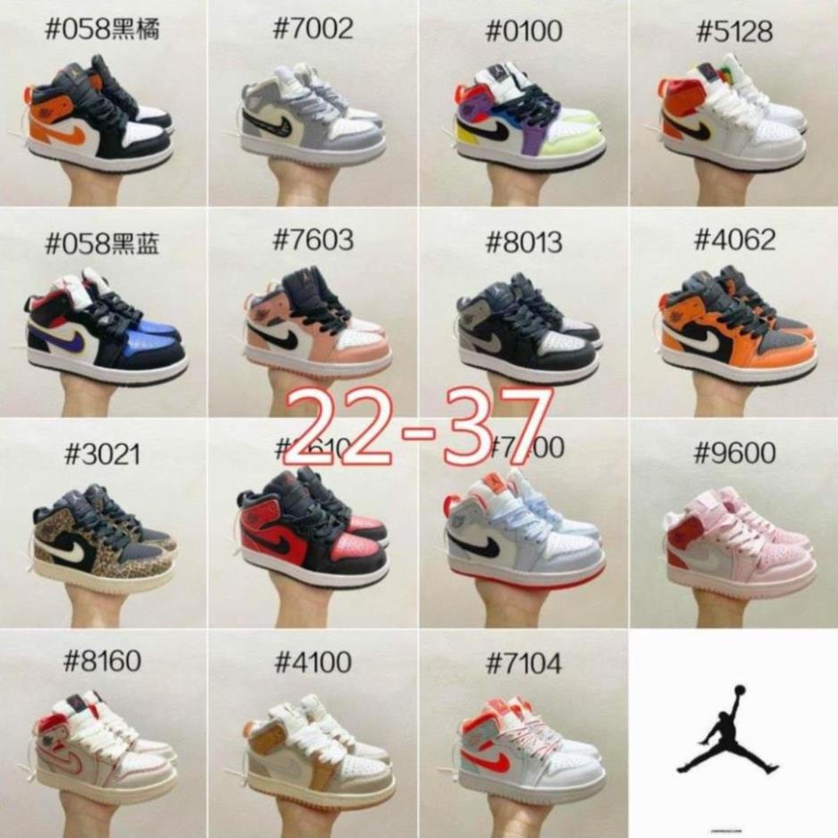 👟👟Giày Sneaker Jordan 1 Low High Cổ Cao ĐỦ MÀU Cho Nam Và Nữ Giày Hàng da nhăn