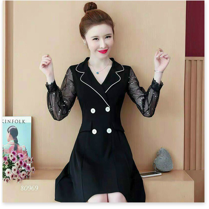 ĐẦM UMI PHỐI LƯỚI DÁNG SUÔNG SIÊU XINH THỜI TRANG MỚI KME