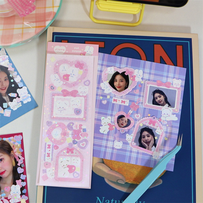 Sticker Dán Trang Trí Sổ Tay DIY Hình Hoạt Hình Đa Năng Dành Cho Học Sinh