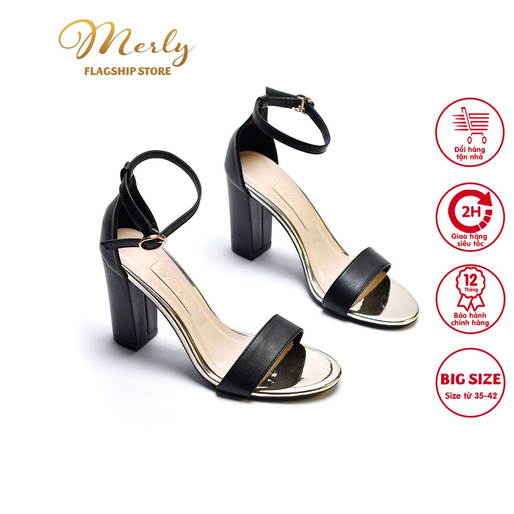 Giày sandal cao gót Merly 1134