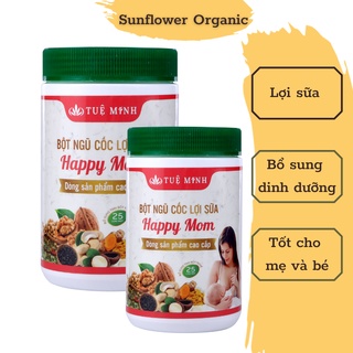 Ngũ cốc lợi sữa Tuệ Minh 25 loại hạt, Ngũ cốc dinh dưỡng bà bầu sau sinh, Bột ngũ cốc lợi sữa cho mẹ 1 lọ 500G