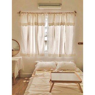 rèm 8 linen trắng