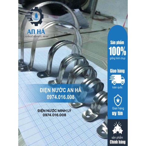 Kẹp Ống Inox 21,27,34,42,49,60