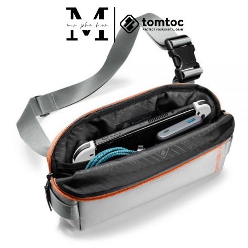 Túi đeo chéo tomtoc  lighweight codura sling bag H02-A04 | MON phụ kiện chính hãng