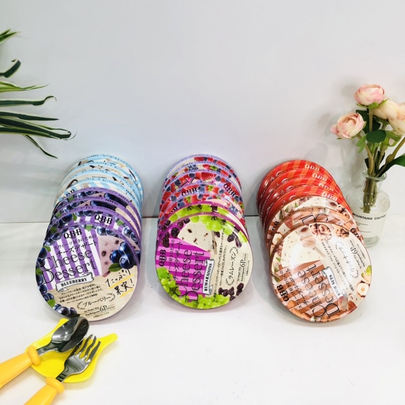 Cheese Dessert - Phô Mai Nhật QBB - Emina cho bé 8 tháng ăn dặm 90g