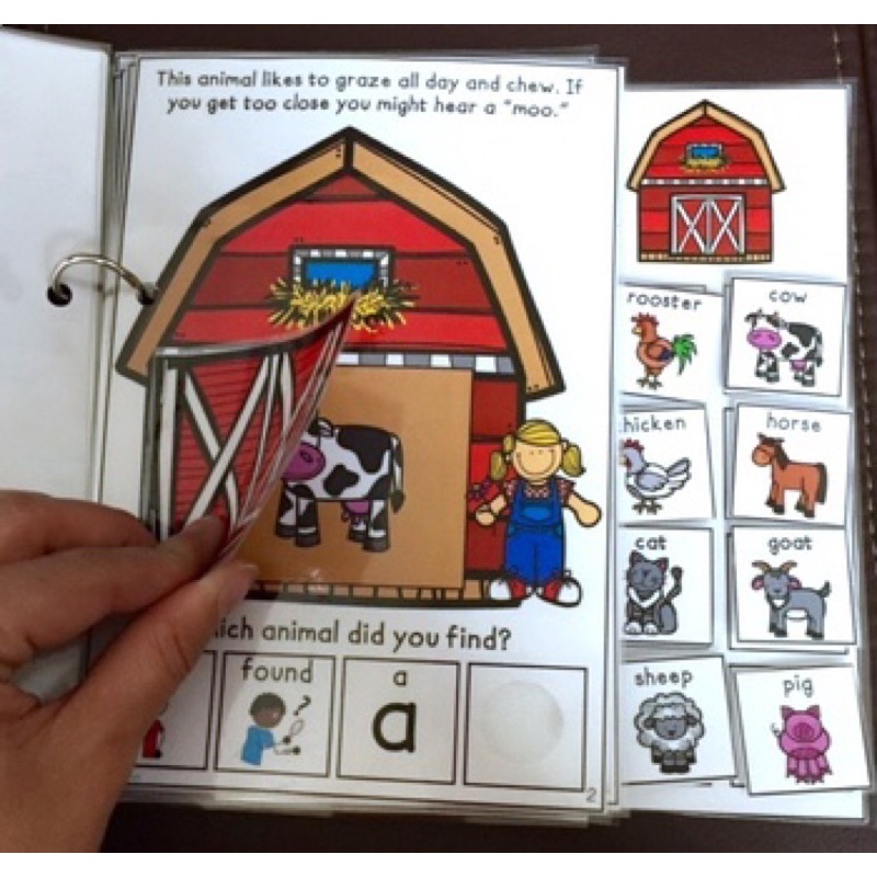 Giá huỷ diệt học liệu who’s hiding in the barn