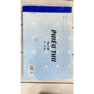 Phiếu thu,phiếu chi 2 liên