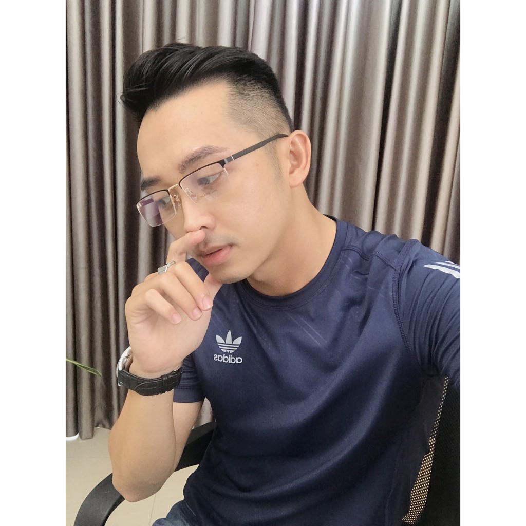 Gọng kính Vuông Hợp Kim Siêu Nhẹ Ouress J7758 Cực Nhẹ Nam Tính