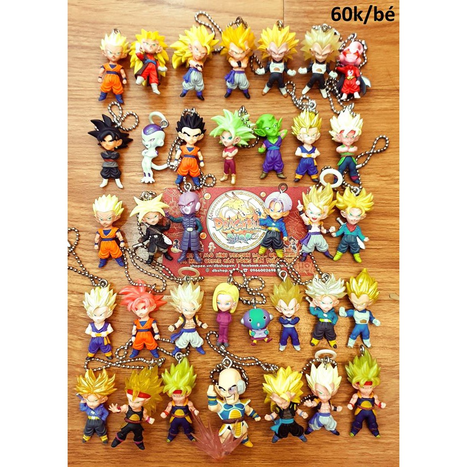 Mô hình Dragonball chính hãng - Móc khóa Dragonball - Bandai chính hãng