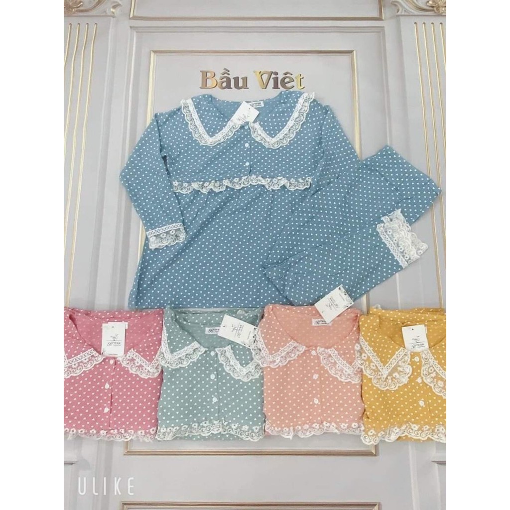 [Sale sốc]Bộ bầu thiết kế chất đũi Hàn cao cấp☘️thiết kế sang chảnh☘️mặc ở nhà ra ngoài đều được