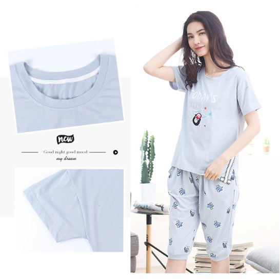 [ẢNH THẬT] Bộ lửng nữ cotton 100% siêu mềm mại và thoáng mát (M) | BigBuy360 - bigbuy360.vn