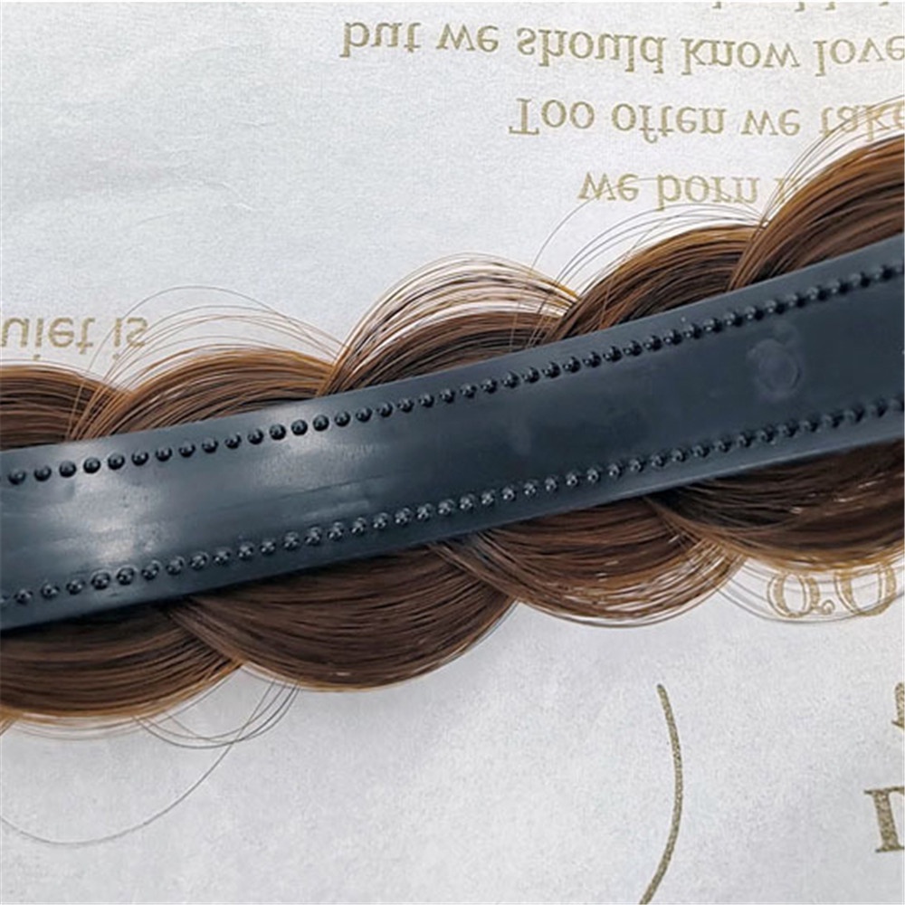 Cài Tóc Giả Thắt Bím Đính Ngọc Trai Thời Trang Cho Nữ