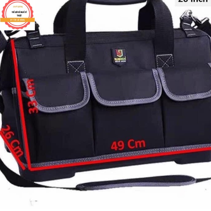 Túi đựng đồ nghề đế nhựa siêu bền; chống nước, hàng cao cấp mẫu m01