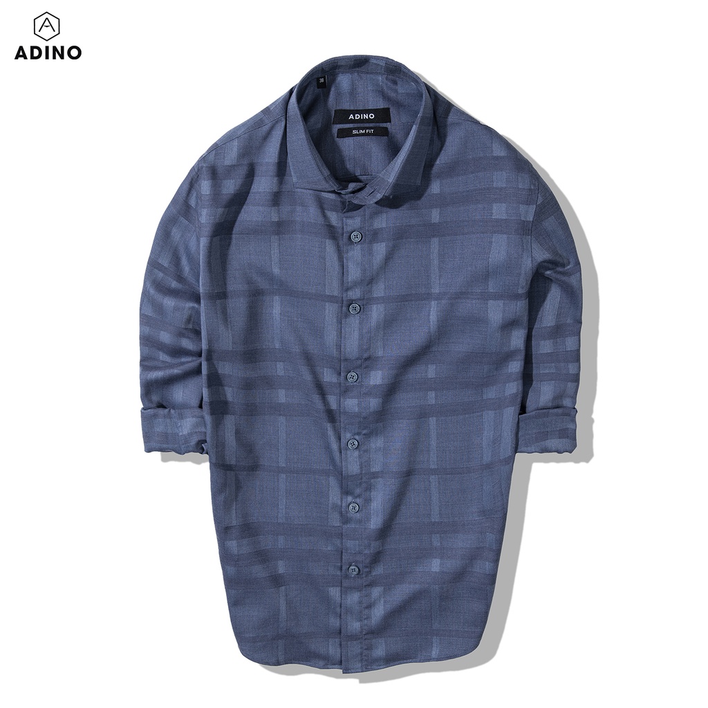 Áo sơ mi kẻ BBR 6 màu ADINO vải sợi tre Bamboo mềm mịn thoáng mát dáng công sở slimfit hơi ôm trẻ trung SM12
