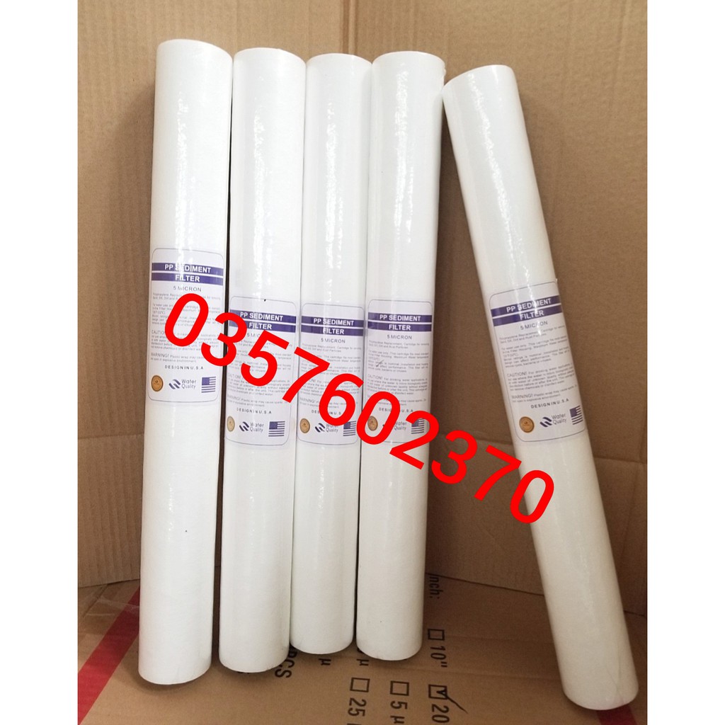 _Bộ 10 lõi lọc nước số 1 PPF 20 inch