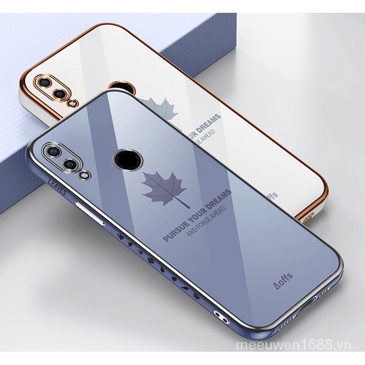 Ốp điện thoại QIANZI họa tiết lá phong cho Redmi Note 7 Redmi 7 Redmi Note 10S Redmi Note 7