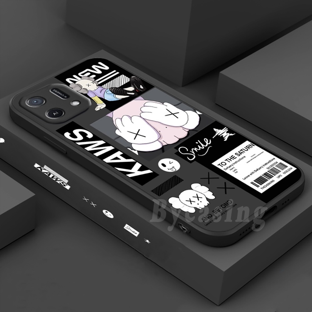 Ốp Điện Thoại TPU Mềm Hình Kaws/Sesame Street OPPO A16K A15 A16 A54 A53 A12 A5S A7 A3S A31 A52 A92 A94 A93 A37 F9 A1K Reno 7 6 5F 4F