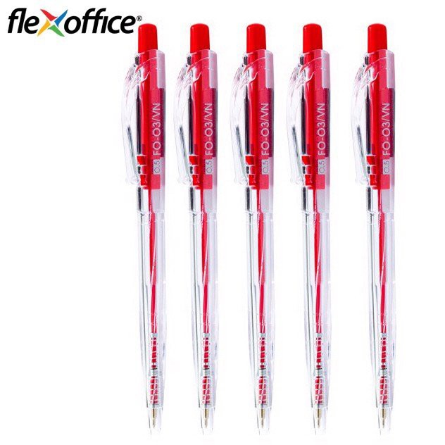 Bút bi 3 cạnh Flexoffice FO-03 ngòi 0.5mm